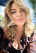 Ukrainian mail order bride Anna from Naples with blonde hair and blue eye color - image 41