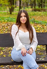 Ukrainian mail order bride Alona from Cherkasy with black hair and green eye color - image 5