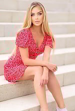 Ukrainian mail order bride Natalia from Wroclaw with blonde hair and blue eye color - image 7