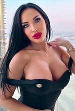 Ukrainian mail order bride Marina from Dubai with black hair and blue eye color - image 9