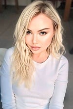 Ukrainian mail order bride Olena from Kyiv with blonde hair and brown eye color - image 7