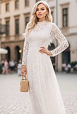 Ukrainian mail order bride Olena from Kyiv with blonde hair and brown eye color - image 3