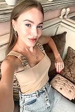 Ukrainian mail order bride Yana from Kharkiv with blonde hair and blue eye color - image 3