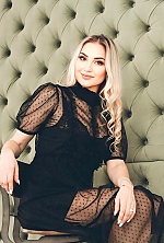 Ukrainian mail order bride Ganna from Kyiv with blonde hair and green eye color - image 10