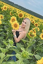 Ukrainian mail order bride Ganna from Kyiv with blonde hair and green eye color - image 4