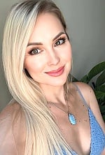 Ukrainian mail order bride Ganna from Kyiv with blonde hair and green eye color - image 9
