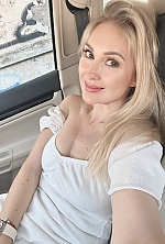 Ukrainian mail order bride Ganna from Kyiv with blonde hair and green eye color - image 6