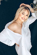 Ukrainian mail order bride Viktoriia from Dnipro with blonde hair and grey eye color - image 7