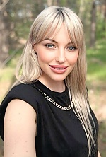 Ukrainian mail order bride Viktoriia from Dnipro with blonde hair and grey eye color - image 4