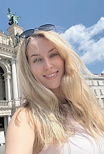 Ukrainian mail order bride Valentina from Kyiv with blonde hair and blue eye color - image 2