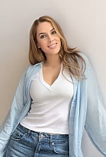 Ukrainian mail order bride Valentina from Kyiv with blonde hair and blue eye color - image 2