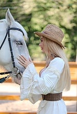 Ukrainian mail order bride Yana from Cherkasy with blonde hair and blue eye color - image 5