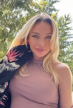Ukrainian mail order bride Olga from Leipzig with blonde hair and blue eye color - image 14