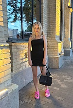 Ukrainian mail order bride Olha from Lviv with blonde hair and blue eye color - image 3