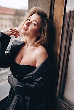 Ukrainian mail order bride Tetiana from Lviv with blonde hair and blue eye color - image 3