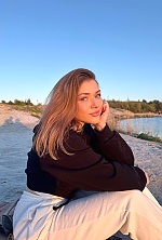 Ukrainian mail order bride Tetiana from Lviv with blonde hair and blue eye color - image 41