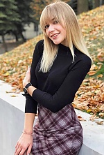 Ukrainian mail order bride Tetiana from Lviv with blonde hair and blue eye color - image 11