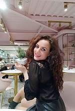 Ukrainian mail order bride Kristina from Birmingham with black hair and green eye color - image 13