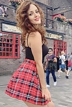 Ukrainian mail order bride Kristina from Birmingham with black hair and green eye color - image 9