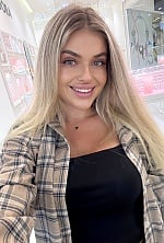 Ukrainian mail order bride Alina from Kyiv with blonde hair and green eye color - image 12