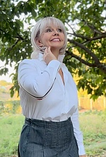 Ukrainian mail order bride Olena from Kyiv with blonde hair and green eye color - image 4