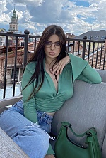 Ukrainian mail order bride Anna from Kyiv with light brown hair and blue eye color - image 5