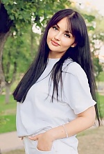 Ukrainian mail order bride Alyona from Kyiv with brunette hair and green eye color - image 6