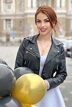 Ukrainian mail order bride Alyona from Kyiv with red hair and green eye color - image 4