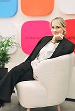 Ukrainian mail order bride Marina from Kyiv with blonde hair and grey eye color - image 5