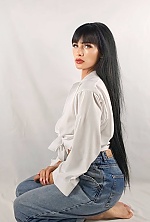 Ukrainian mail order bride Ekaterina from Kyiv with black hair and blue eye color - image 6