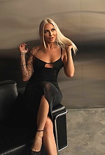 Ukrainian mail order bride Katerina from Dnipro with blonde hair and green eye color - image 4