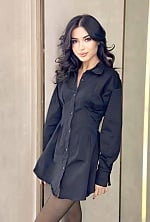 Ukrainian mail order bride Inkar from Kyiv with black hair and hazel eye color - image 9