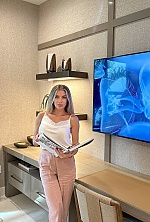 Ukrainian mail order bride Ksenia from Miami with blonde hair and blue eye color - image 14