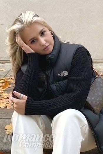 Ukrainian mail order bride Olga from Kyiv with blonde hair and hazel eye color - image 1