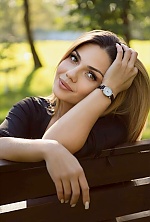 Ukrainian mail order bride Bohdana from Luxembourg with light brown hair and hazel eye color - image 32
