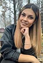 Ukrainian mail order bride Bohdana from Luxembourg with light brown hair and hazel eye color - image 19