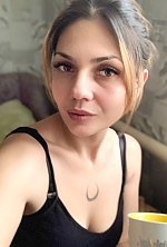 Ukrainian mail order bride Bohdana from Luxembourg with light brown hair and hazel eye color - image 66