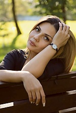 Ukrainian mail order bride Bohdana from Luxembourg with light brown hair and hazel eye color - image 21