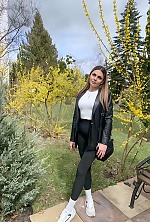 Ukrainian mail order bride Bohdana from Luxembourg with light brown hair and hazel eye color - image 93