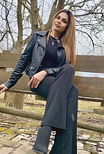 Ukrainian mail order bride Bohdana from Luxembourg with light brown hair and hazel eye color - image 68