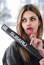 Ukrainian mail order bride Bohdana from Luxembourg with light brown hair and hazel eye color - image 96