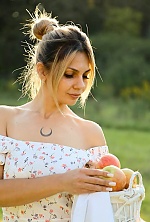 Ukrainian mail order bride Bohdana from Luxembourg with light brown hair and hazel eye color - image 26