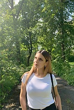 Ukrainian mail order bride Bohdana from Luxembourg with light brown hair and hazel eye color - image 49