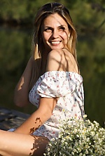 Ukrainian mail order bride Bohdana from Luxembourg with light brown hair and hazel eye color - image 27