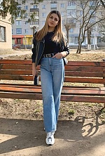 Ukrainian mail order bride Bohdana from Luxembourg with light brown hair and hazel eye color - image 67