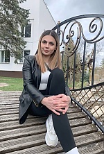 Ukrainian mail order bride Bohdana from Luxembourg with light brown hair and hazel eye color - image 71