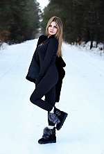 Ukrainian mail order bride Bohdana from Luxembourg with light brown hair and hazel eye color - image 92