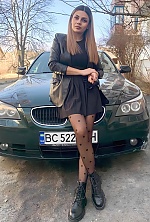 Ukrainian mail order bride Bohdana from Luxembourg with light brown hair and hazel eye color - image 82