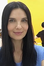 Ukrainian mail order bride Marina from Kyiv with black hair and green eye color - image 8