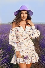 Ukrainian mail order bride Iryna from Kyiv with black hair and green eye color - image 7